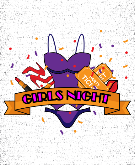 GIRLS NIGHT -  MAJICA ZA DEKLIŠČINO