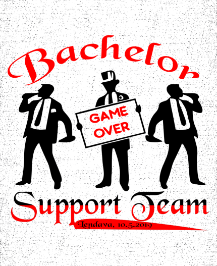 BACHELOR SUPPORT TEAM - MAJICA ZA FANTOVŠČINO