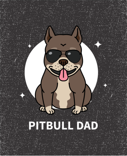 MAJICA ZA LJUBITELJE PSOV - PITBULL DAD