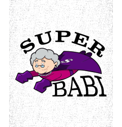 SUPER BABI - MAJICA ZA BABICO