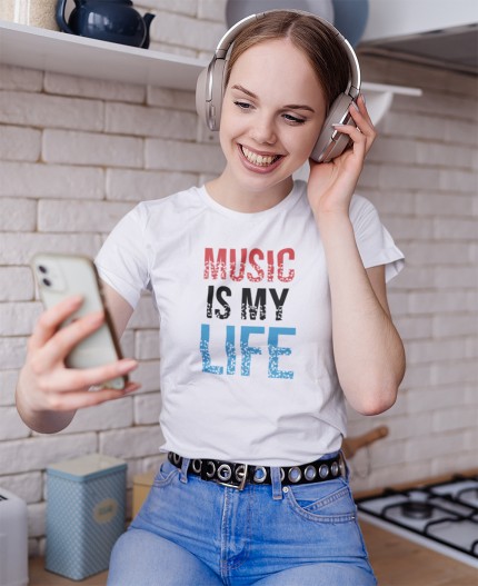 MUSIC IS MY LIFE - MAJICA ZA GLASBO