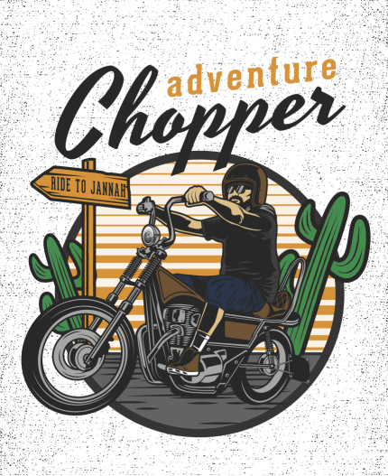 ADVENTURE CHOPPER - MAJICA ZA MOTORISTE