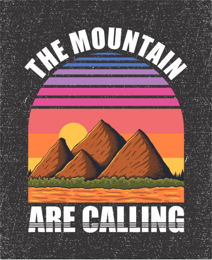 THE MOUTAIN ARE CALLING - MAJICA ZA POHODNIŠTVO