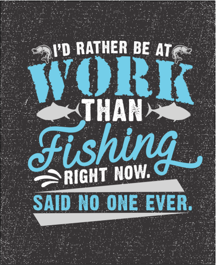 WORK THAN FISHING - MAJICA ZA RIBOLOV