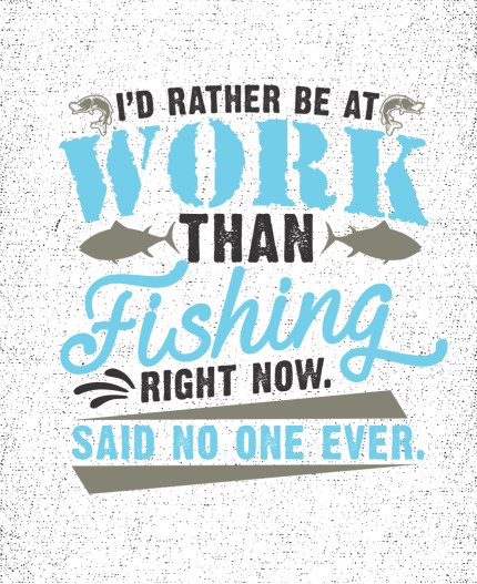 WORK THAN FISHING - MAJICA ZA RIBOLOV