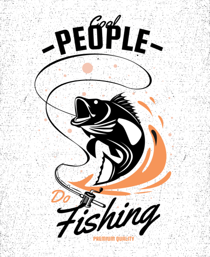 COOL PEOPLE DO FISHING - MAJICA ZA RIBOLOV