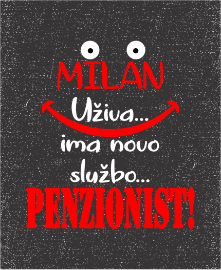 PENZIONIST - MAJICA ZA UPOKOJITEV