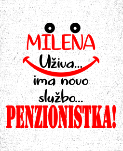 PENZIONISTKA - MAJICA ZA UPOKOJITEV