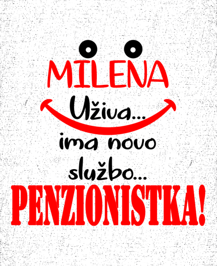 PENZIONISTKA - MAJICA ZA UPOKOJITEV