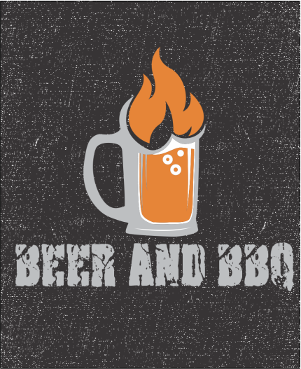 BEER AND BBQ - MAJICA ZA PIKNIK