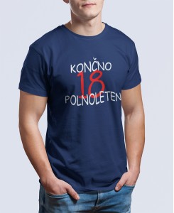 KONČNO POLNOLETEN 18 - MAJICA ZA 18 LET