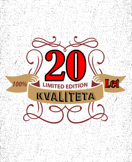 KVALITETA PRI 20 - STAROST PO IZBIRI- MAJICA ZA 20 LET