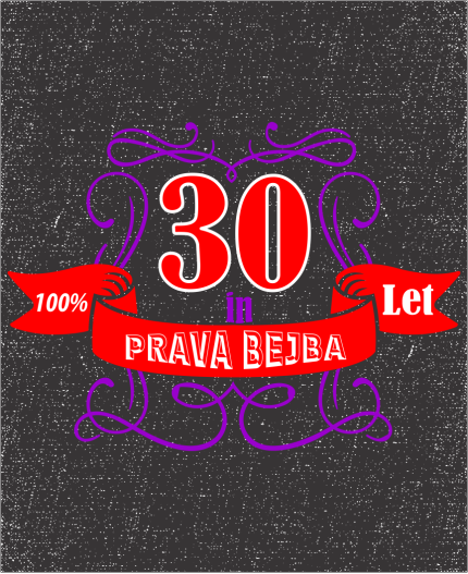 30 IN PRAVA BEJBA - STAROST PO IZBIRI - MAJICA ZA 30 LET