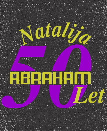 ABRAHAM 50 LET - MAJICA ZA 50 LET