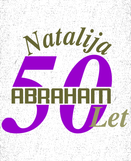 ABRAHAM 50 LET - MAJICA ZA 50 LET