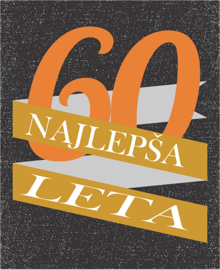 60 NAJLEPŠA LETA - MAJICA ZA 60 LET