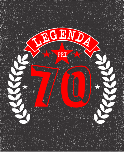 LEGENDA PRI 70 - MAJICA ZA 70 LET