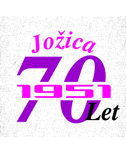 70 LET - 1951 - MAJICA ZA 70 LET