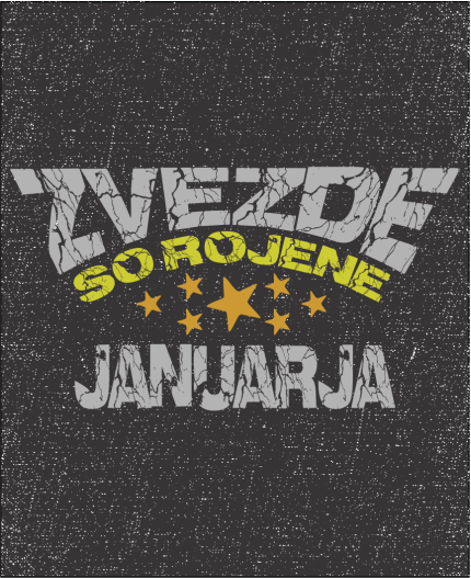 ZVEZDE SO ROJENE JANUARJA - MAJICA ZA ROJSTNI DAN