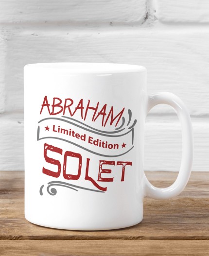 POTISKANA SKODELICA - ABRAHAM 50 LET